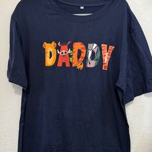 Navy Blue Graphic Kids Shirt